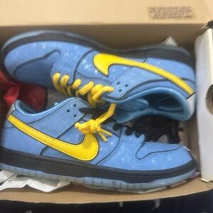 Nike SB Dunk Low Pro QS in Blue and White